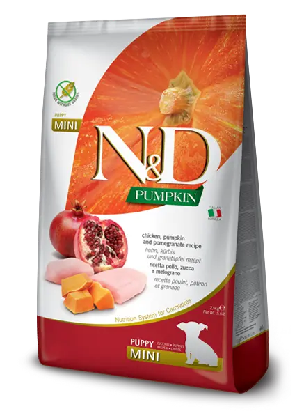 N&D Pumpkin Chicken & Pomegranate Puppy Mini