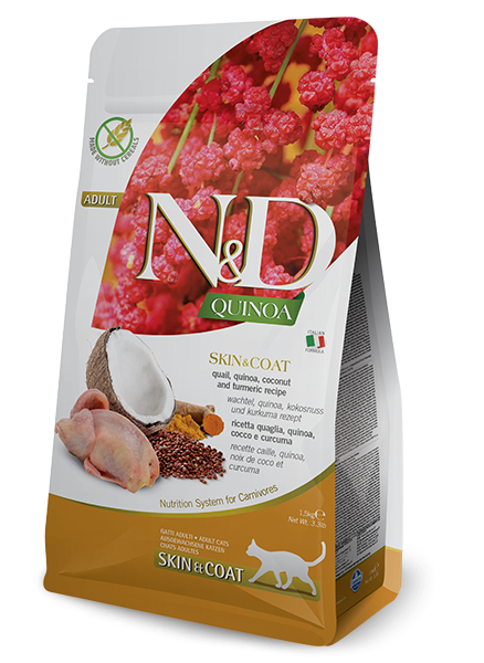 N&D Quinoa Skin & Coat Quail